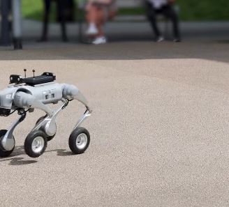 AI technology allows the dog to detect weapons such as knives and handguns. (Image by @nottspolice via Instagram)