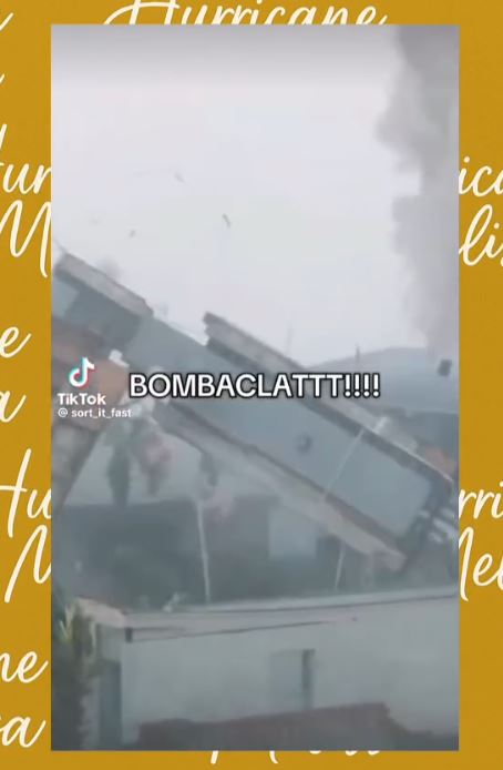 The Category 5 storm is expected to bring torrential rain, deadly floods, and winds of up to 175mph. (Image by @hurricanemelissa via Instagram)