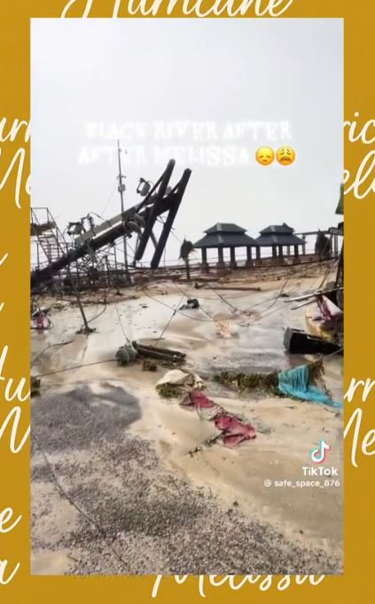 The US National Hurricane Center described the storm as “catastrophic and life-threatening.” (Image by @hurricanemelissa via Instagram)