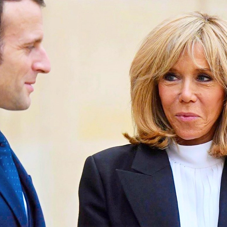 Brigitte Macron faces false claims about her identity as ten people go on trial in Paris. (Image by @brigittemacronfanpage via Instagram)