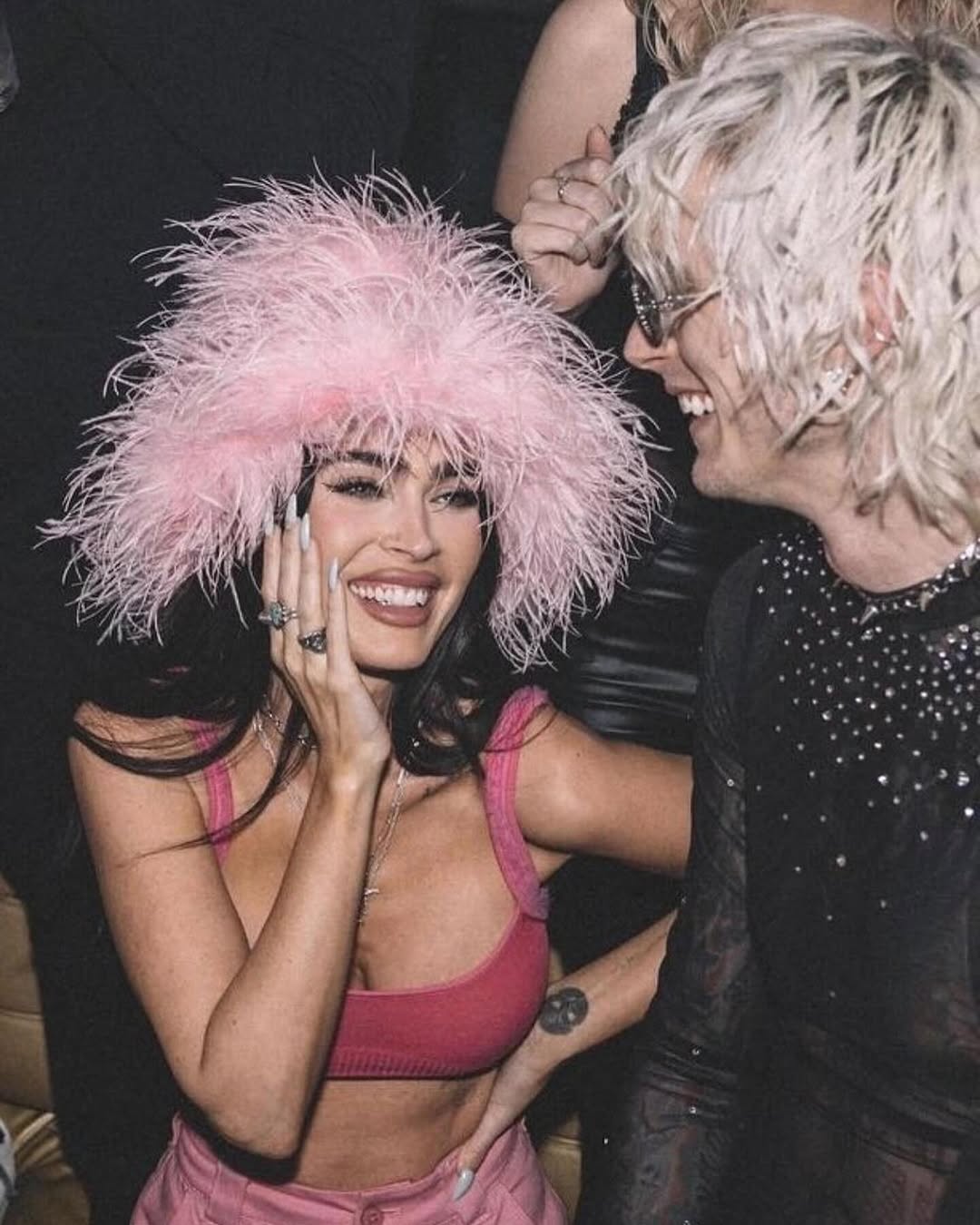 Megan Fox and Machine Gun Kelly are spending most nights together with their baby daughter. (Image by @megann.fox via Instagram)