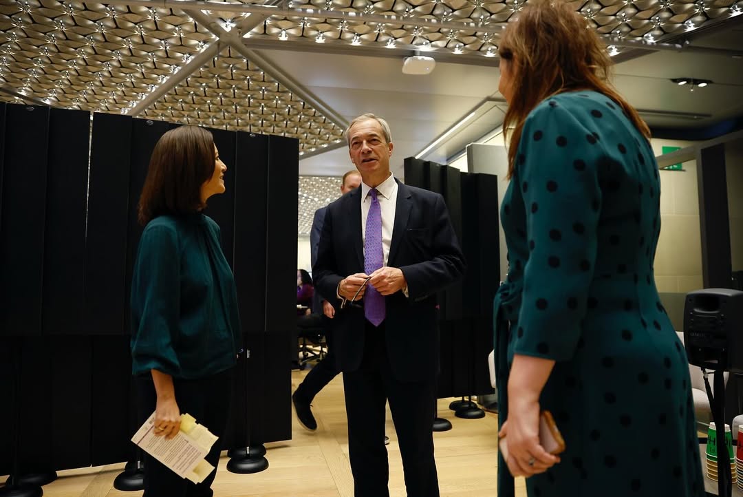 Reform UK describes the by-election as a historic political realignment. (Image by @nigel_farage via Instagram)