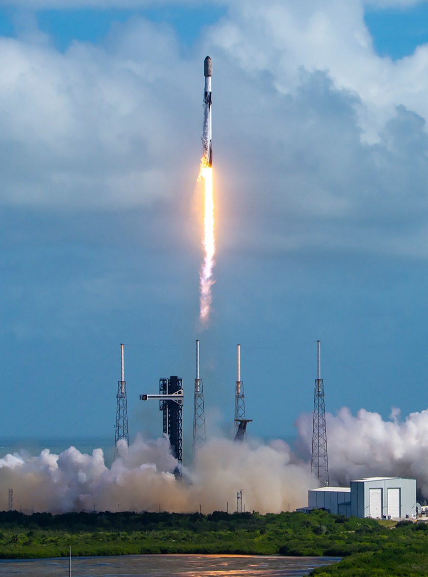 Elon Musk clashed online with NASA administrator Sean Duffy over lunar lander delays. (Image by @spacex via Instagram)